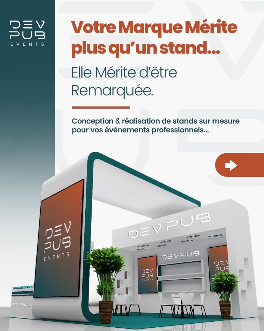 Design 3D stand : visualisez votre stand avant sa fabrication